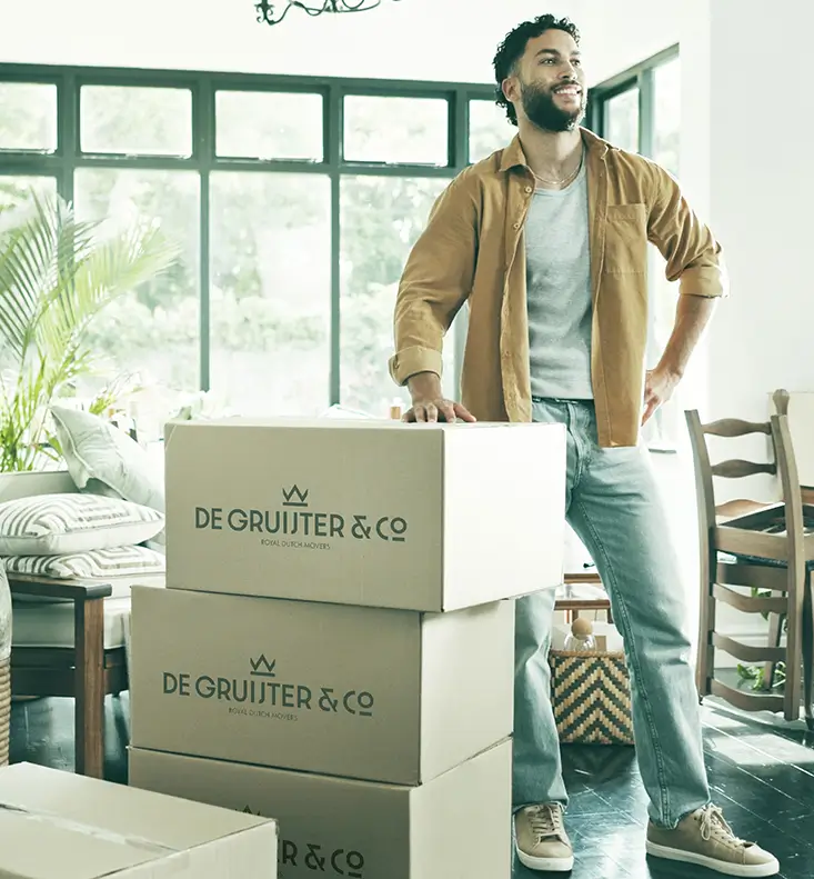 In het vliegtuig naar je nieuwe plek in het buitenland..